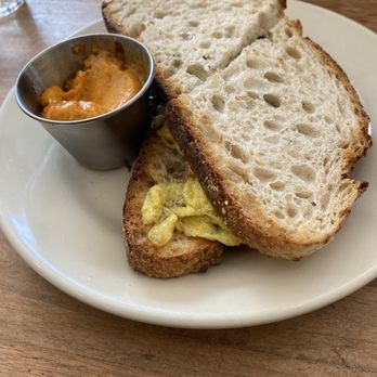 Tamper - Egg sandwich - Coffee & Tea Near Me - Medford, Massachusetts