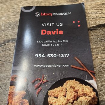 bb.q Chicken - Menu - Chicken Shop Near Me - Davie, Florida