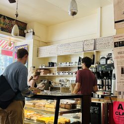 Hungarian Pastry Shop - Counter and menu