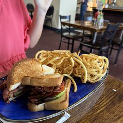 Farlaino's Cafe - BLT, curly fries
