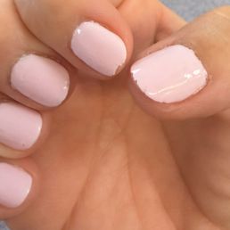 Chipped gel polish after three days