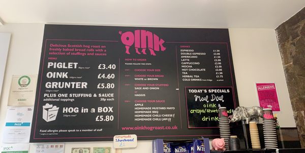 Menu photo 4 Oink Edinburgh, EDH Menu photo 4 Oink Edinburgh, EDH