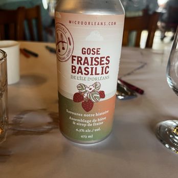 Au Poste de Traite - Strawberry flavor local beer - Hotels Near Me - Sainte-Famille, Quebec Au Poste de Traite - Strawberry flavor local beer - Hotels Near Me - Sainte-Famille, Quebec