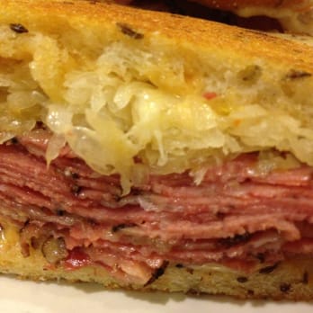 Nate'n Al's - Pastrami rueben. Mini portion. A bit salty and greasy. - Delis Near Me - Beverly Hills, California Nate'n Al's - Pastrami rueben. Mini portion. A bit salty and greasy. - Delis Near Me - Beverly Hills, California