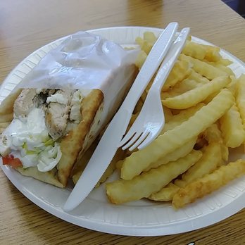 Clock Drive In-Original - Chicken Gyro Platter - Breakfast & Brunch Near Me - Greenville, South Carolina Clock Drive In-Original - Chicken Gyro Platter - Breakfast & Brunch Near Me - Greenville, South Carolina