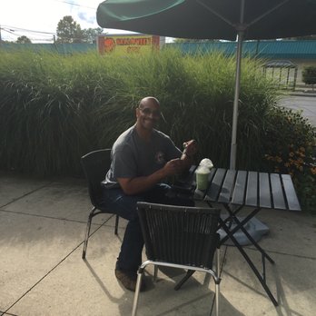 Starbucks - My boo enjoying outdoor seating - Coffee & Tea Near Me - Hauppauge, New York Starbucks - My boo enjoying outdoor seating - Coffee & Tea Near Me - Hauppauge, New York