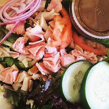 Harvest Moon Deli - a bowl of salad and a jar of dressing - Sandwiches Near Me - Orono, Maine Harvest Moon Deli - a bowl of salad and a jar of dressing - Sandwiches Near Me - Orono, Maine