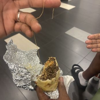 Tacos El Guero 2 - Asada Burrito with string - Tacos Near Me - Fontana, California