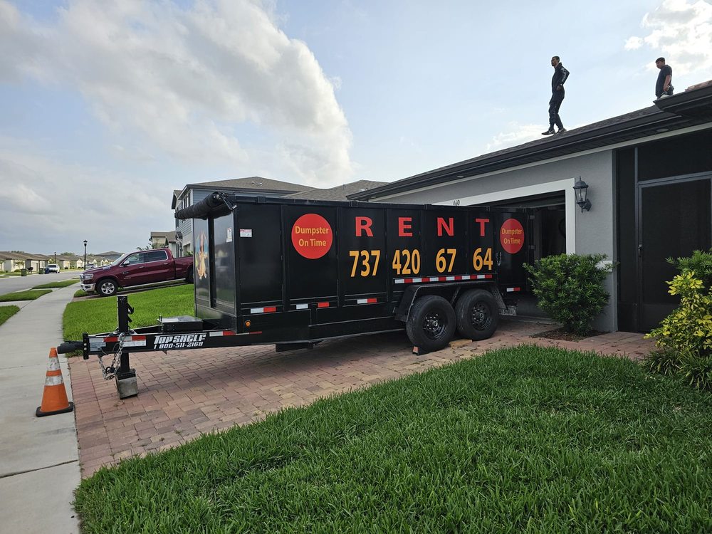 Slide of Dumpster On Time