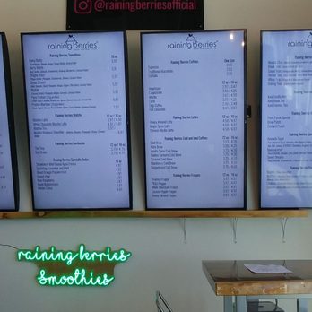Raining Berries - Menu @ Raining Berries, Lutz FL - Acai Bowls Near Me - Lutz, Florida Raining Berries - Menu @ Raining Berries, Lutz FL - Acai Bowls Near Me - Lutz, Florida