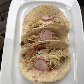 Refinery Rooftop - Tacos... great for sharing but small. - Lounges Near Me - New York, New York