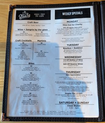 Menu photo 5 Sedona Taphouse Virginia Beach, VA