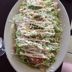 Guanajuato Restaurant - Enchiladas Rojas. So called green one