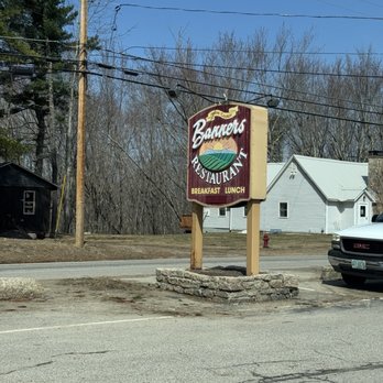 Banners Restaurant - Sign out front - Breakfast & Brunch Near Me - Conway, New Hampshire Banners Restaurant - Sign out front - Breakfast & Brunch Near Me - Conway, New Hampshire