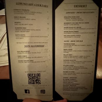 Bottle & Bull - Menu (December 2023) - Cocktail Bars Near Me - Kirkland, Washington