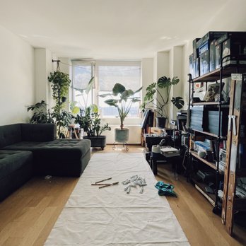 Hub - living room /  home studio - Apartments Near Me - Brooklyn, New York