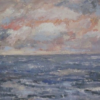 René Wiley Studio & Gallery - One of my favorite...it captures the palette of the evening sky over the ocean on the beach in Galveston. One of Rachel's originals - Art Galleries Near Me - Galveston, Texas