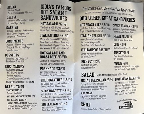 Menu photo 8 Gioia's Deli Saint Louis, MO Menu photo 8 Gioia's Deli Saint Louis, MO