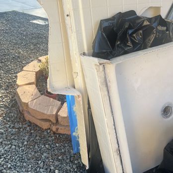 Shugarman's Bath - Day 1 demo materials from my old standup shower removed - General Contractors Near Me - San Diego, California Shugarman's Bath - Day 1 demo materials from my old standup shower removed - General Contractors Near Me - San Diego, California