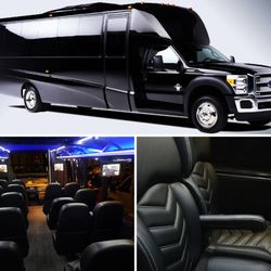 All Star Limousines Worldwide Transportation - We are excited to introduce our new custom designed executive mini-coach - perfect for your next meeting!