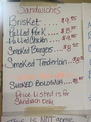 Menu photo 5 Dunagan’s General Store Monticello KY, KY