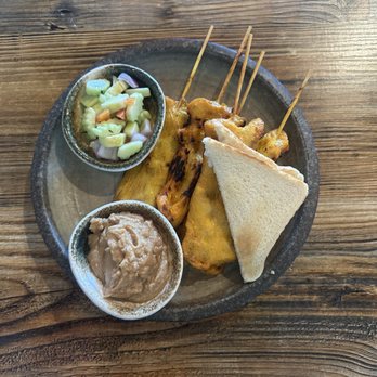 Pattaya Bay Thai Restaurant - Chicken Satay - Thai Near Me - Los Angeles, California