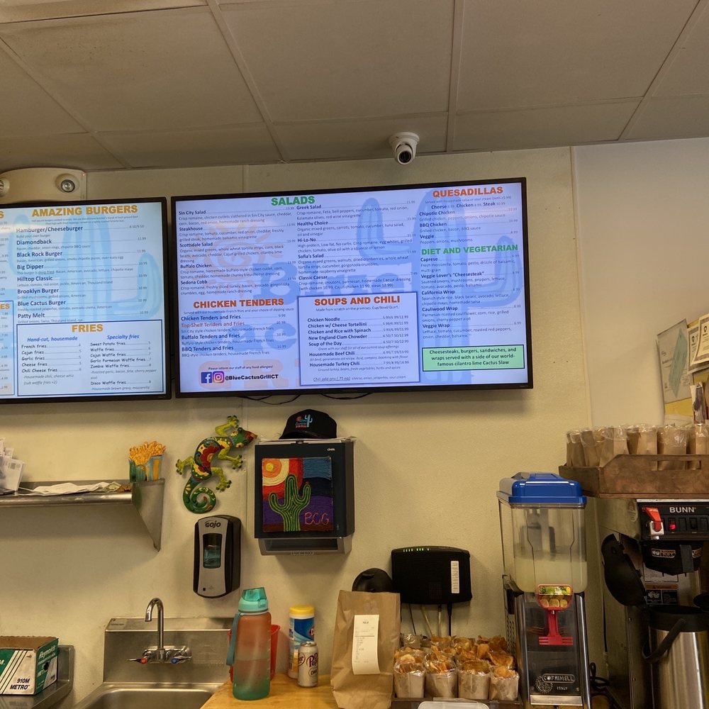 Blue Cactus Grill - Inside menu - Cheesesteaks Near Me - Norwalk, Connecticut
