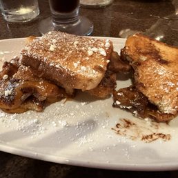 Chocolate grilled cheese with bacon