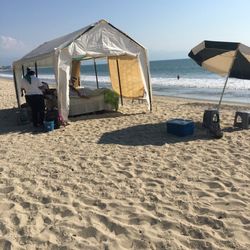 Isabelle Massage - Cute little setup on the beach