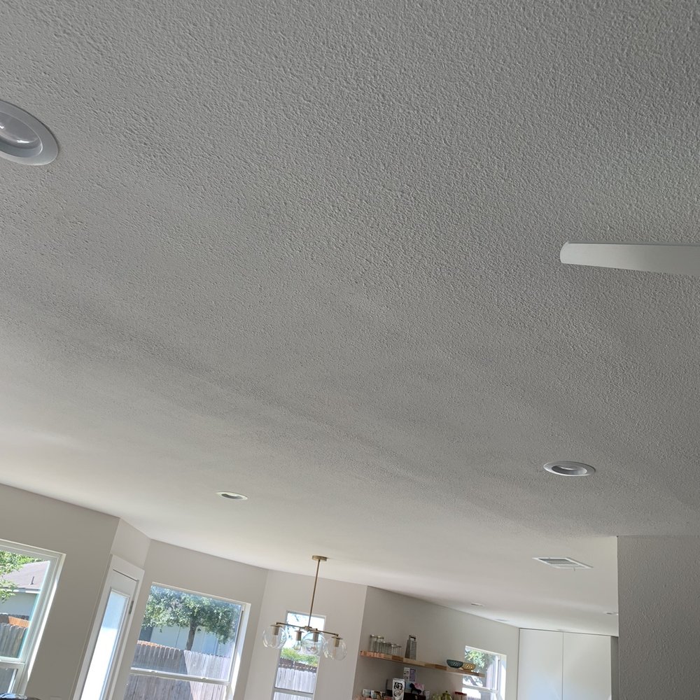 AAAA Renovations - They removed a wall between the living room and the dining room/kitchen--you can still see in the ceiling where the wall used to be. - General Contractors Near Me - Cedar Creek, Texas