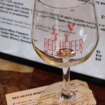 Red Heifer Winery - I couldn't keep the Red Heifer White in my glass long enough to get it in the photo. - Wineries Near Me - Smithsburg, Maryland Red Heifer Winery - I couldn't keep the Red Heifer White in my glass long enough to get it in the photo. - Wineries Near Me - Smithsburg, Maryland