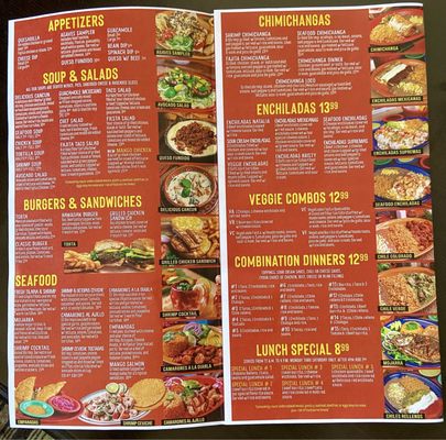 Menu photo 2 El Agave's Mexican Restaurant Hope, AR