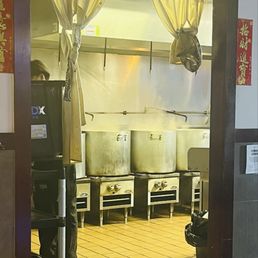View of boiling broth View of boiling broth