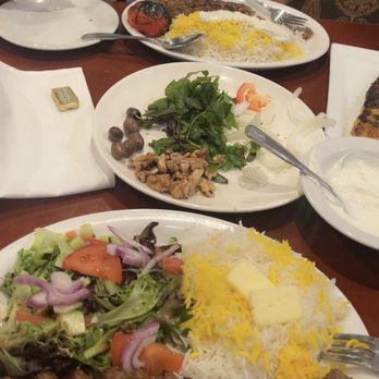 Alborz - Salad Kabob rice - Persian/Iranian Near Me - Berkeley, California
