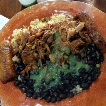 Sundance Kitchen And Cantina - Hubby's favorite...Roast Pork, rice & beans w/side of maduros - Salad Near Me - White Plains, New York Sundance Kitchen And Cantina - Hubby's favorite...Roast Pork, rice & beans w/side of maduros - Salad Near Me - White Plains, New York