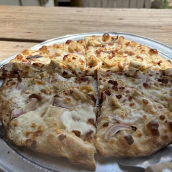The Break Room Brewing - 12" Carbonara Pizza - American Near Me - Pagosa Springs, Colorado The Break Room Brewing - 12" Carbonara Pizza - American Near Me - Pagosa Springs, Colorado