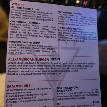 Higgy's - Menu. - Piano Bars Near Me - South Barrington, Illinois