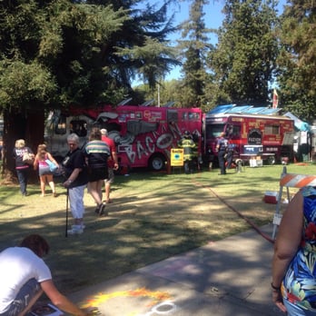 Chalk It Up! - Fire in Baconmania truck. So sad. Firemen took their axes to the side of the truck to create a hole big enough for their hose. - Community Service/Non-Profit Near Me - Sacramento, California Chalk It Up! - Fire in Baconmania truck. So sad. Firemen took their axes to the side of the truck to create a hole big enough for their hose. - Community Service/Non-Profit Near Me - Sacramento, California