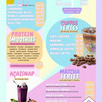 Sweet Clicks - Menu - Bubble Tea Near Me - Kissimmee, Florida Sweet Clicks - Menu - Bubble Tea Near Me - Kissimmee, Florida