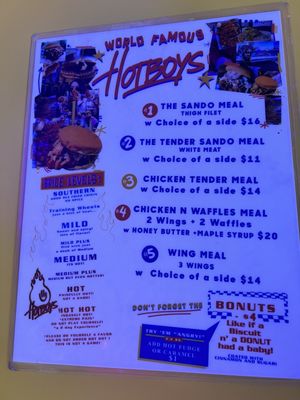 Menu photo 2 World Famous Hotboys Indianapolis, IN