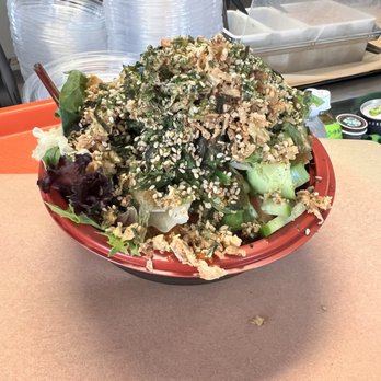 PokiDoki - Small bowl 2 scoops salmon half salad and half brown rice with lots of toppings I selected. Soo good - Japanese Near Me - Cypress, California PokiDoki - Small bowl 2 scoops salmon half salad and half brown rice with lots of toppings I selected. Soo good - Japanese Near Me - Cypress, California