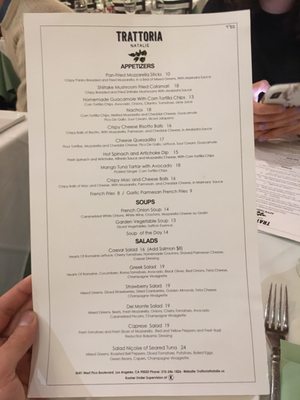Menu photo 3 Trattoria Natalie Los Angeles, CA Menu photo 3 Trattoria Natalie Los Angeles, CA
