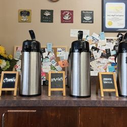 Nick's Bagels and Espresso - Hot coffee options