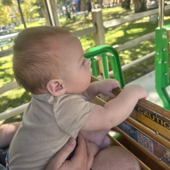 Irvine Park Railroad - Luke enjoying the train ride - Amusement Parks Near Me - Orange, California Irvine Park Railroad - Luke enjoying the train ride - Amusement Parks Near Me - Orange, California
