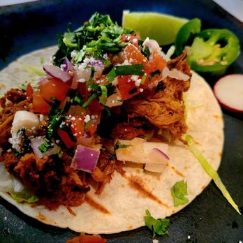 K Rico Mexican Grill - Joe's pork taco was loaded. Excellent! - Mexican Near Me - Naples, Florida K Rico Mexican Grill - Joe's pork taco was loaded. Excellent! - Mexican Near Me - Naples, Florida