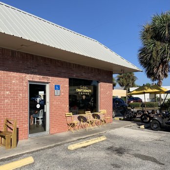Swillerbees Craft Donuts & Coffee - Street view with exit door. Entrance is around to the right. - Donuts Near Me - Flagler Beach, Florida Swillerbees Craft Donuts & Coffee - Street view with exit door. Entrance is around to the right. - Donuts Near Me - Flagler Beach, Florida