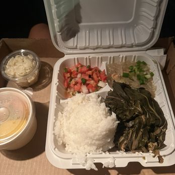 Smiley's Local Grinds - Lau lau plate & garlic shrimp - Hawaiian Near Me - Lihue, Hawaii Smiley's Local Grinds - Lau lau plate & garlic shrimp - Hawaiian Near Me - Lihue, Hawaii