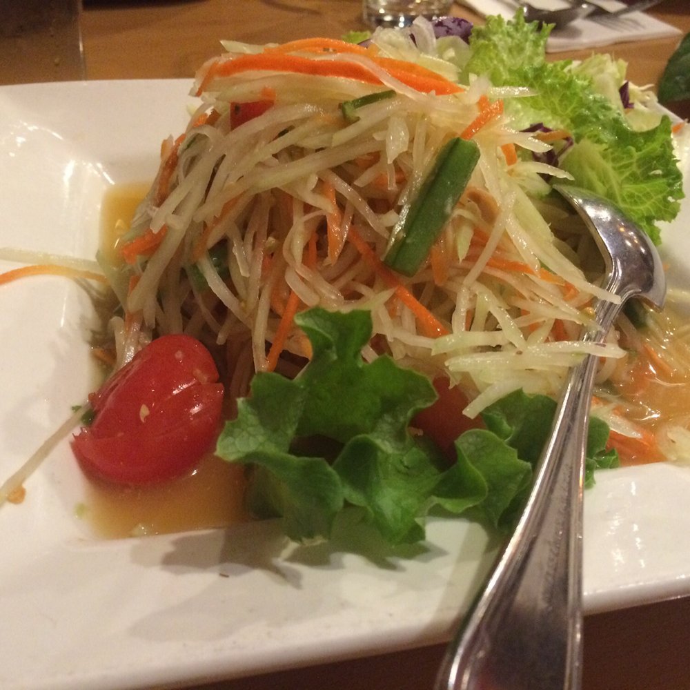 Red Chili - Papaya salad w/ no dried shrimp - Thai Near Me - Hayward, California Red Chili - Papaya salad w/ no dried shrimp - Thai Near Me - Hayward, California