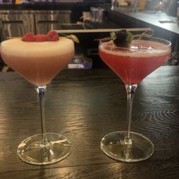 Clover club and basil berry smash Clover club and basil berry smash