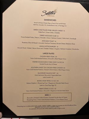 Menu photo 6 Settles Grill Big Spring, TX
